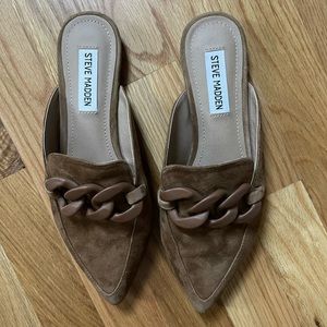 Women's Fleur Tailored Chain Mule Loafer Flats